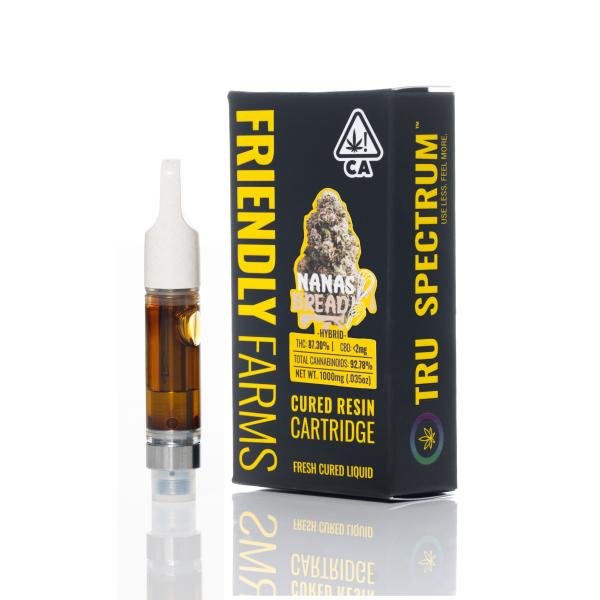 Friendly Farms | Vape | 1g CURED | Nana’s Bread